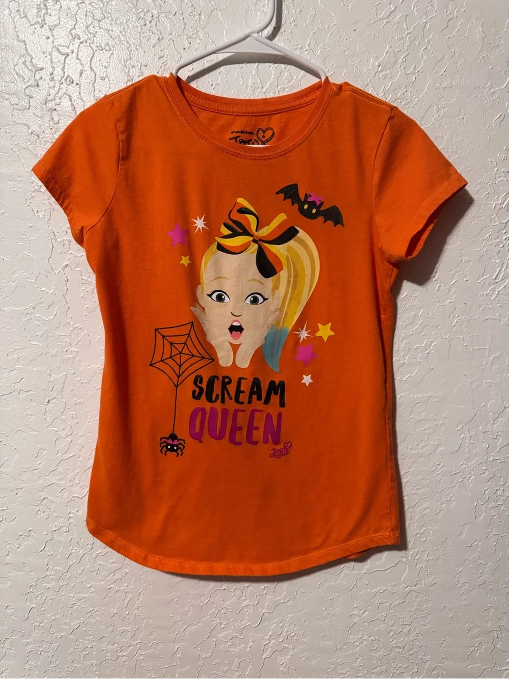 JoJo Siwa Nickelodeon Scream Queen Fall Halloween Orange Shirt